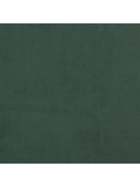 Čela postele 2 ks tmavě zelená 72 x 5 x 78/88 cm samet
