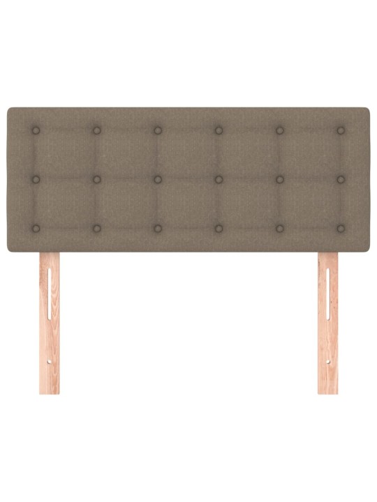 Čelo postele taupe 80 x 5 x 78/88 cm textil
