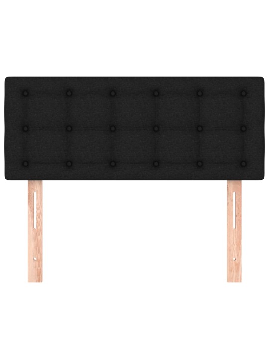 Čelo postele černé 90x5x78/88 cm textil
