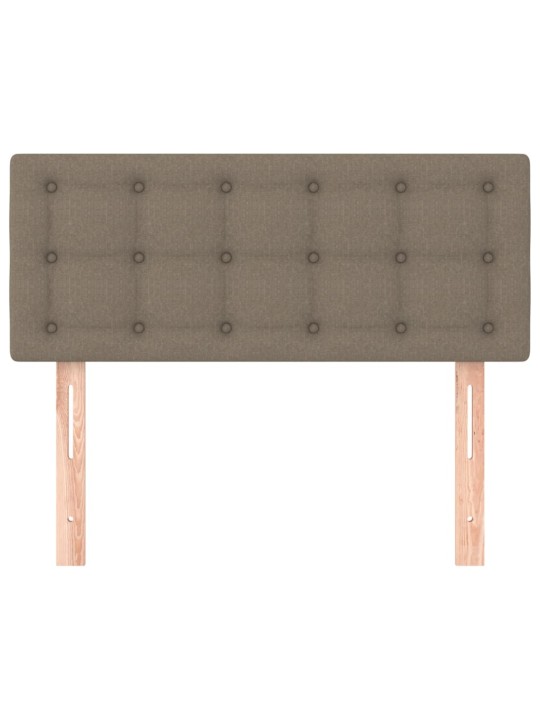 Čelo postele taupe 100x5x78/88 cm textil