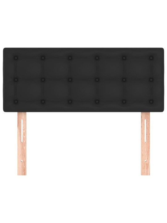 Čelo postele černé 100x5x78/88 cm umělá kůže
