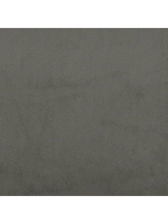 Čelo postele tmavě šedé 100x5x78/88 cm samet