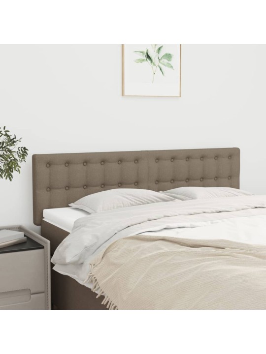 Čela postele 2 ks taupe 72 x 5 x 78/88 cm textil