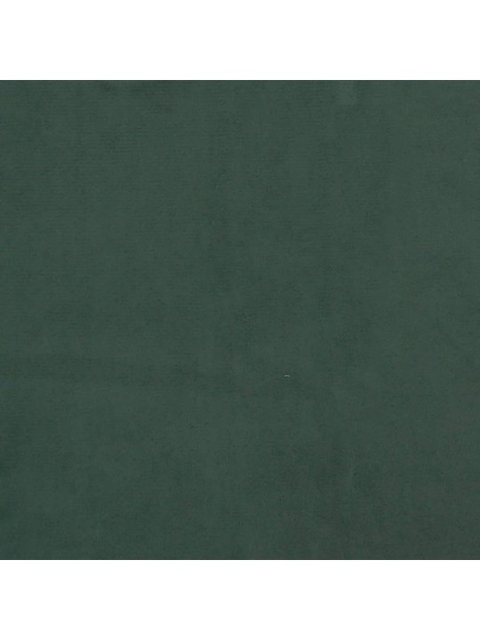 Čelo postele 2 ks tmavě zelené 90x5x78/88 cm samet
