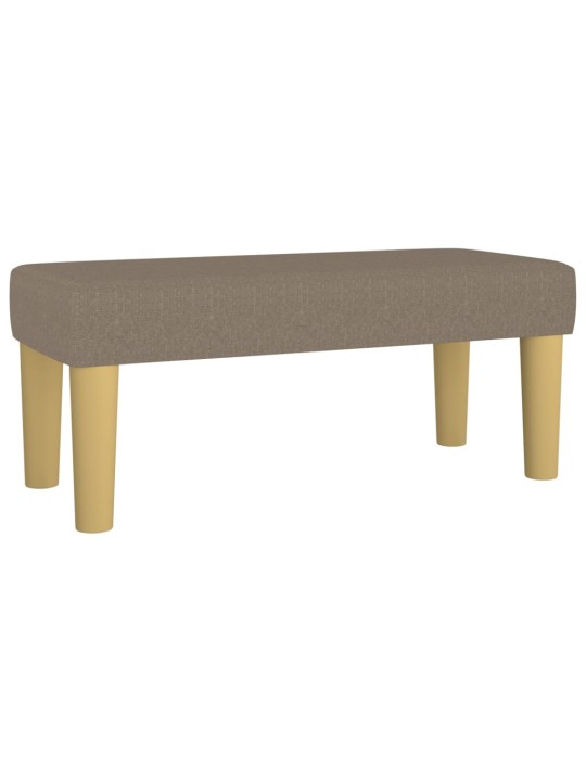 Lavice taupe 70 x 30 x 30 cm textil