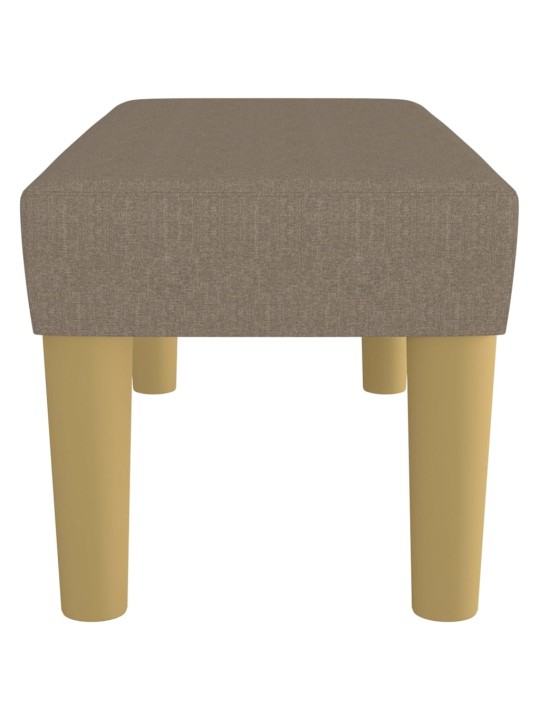 Lavice taupe 70 x 30 x 30 cm textil