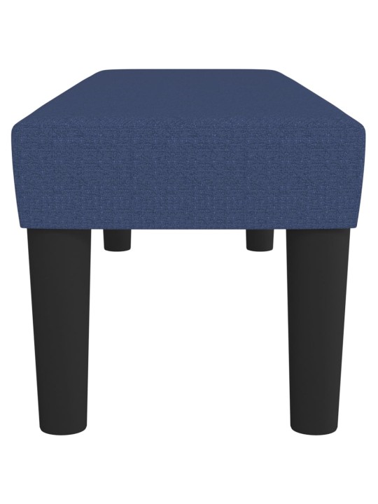 Lavice modrá 100x30x30 cm textil