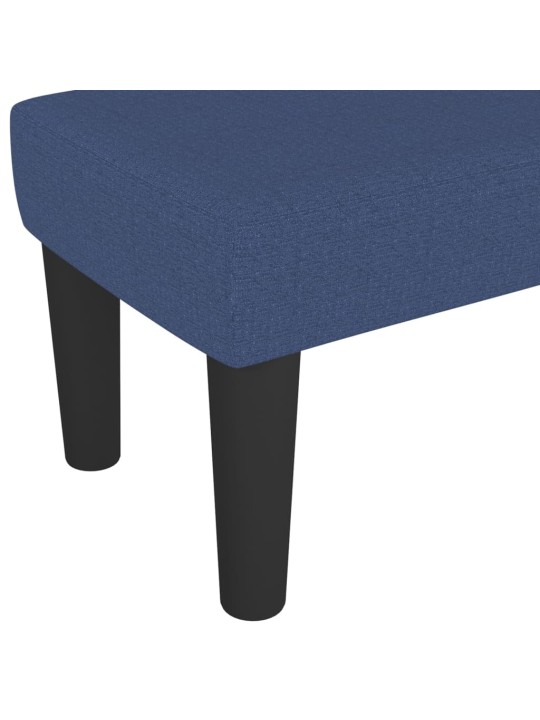 Lavice modrá 100x30x30 cm textil
