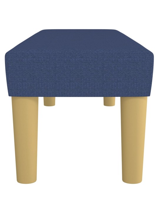 Lavice modrá 100x30x30 cm textil