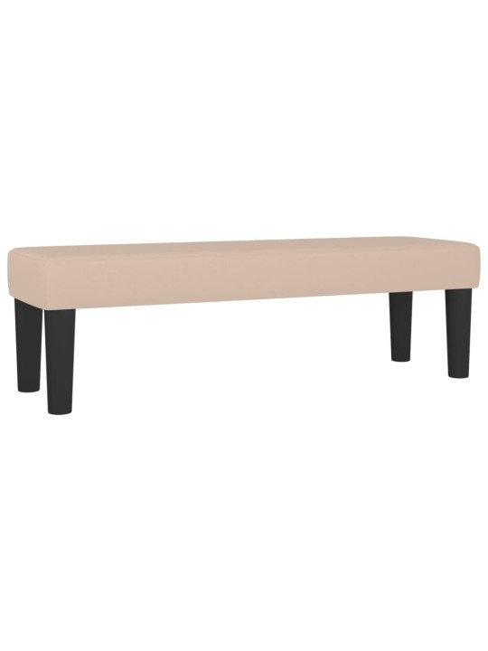Lavice cappuccino 100x30x30 cm umělá kůže