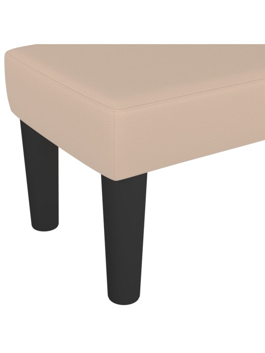 Lavice cappuccino 100x30x30 cm umělá kůže