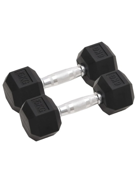 Jednoruční činky 2 ks 12 kg litina