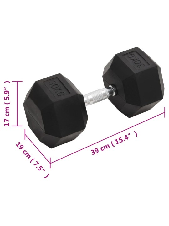 Jednoruční činka 30 kg litina