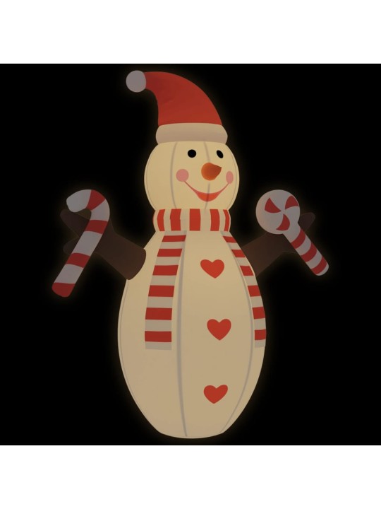 Vánoční nafukovací sněhulák s LED diodami 630 cm