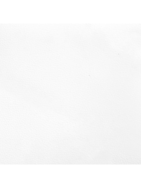 Taštičková matrace bílá 80 x 200 x 20 cm umělá kůže