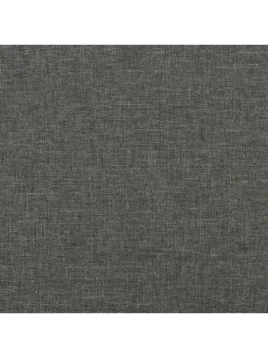 Taštičková matrace tmavě šedá 90x190x20 cm textil