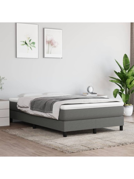 Taštičková matrace tmavě šedá 120 x 200 x 20 cm textil