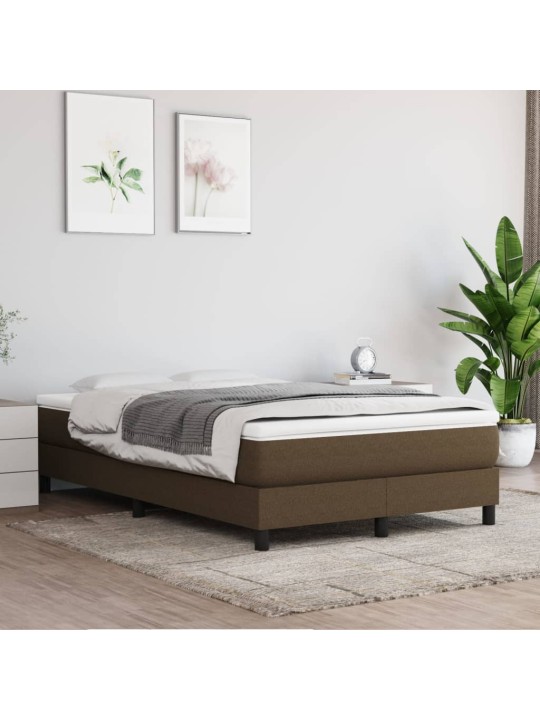 Taštičková matrace tmavě hnědá 120 x 200 x 20 cm textil