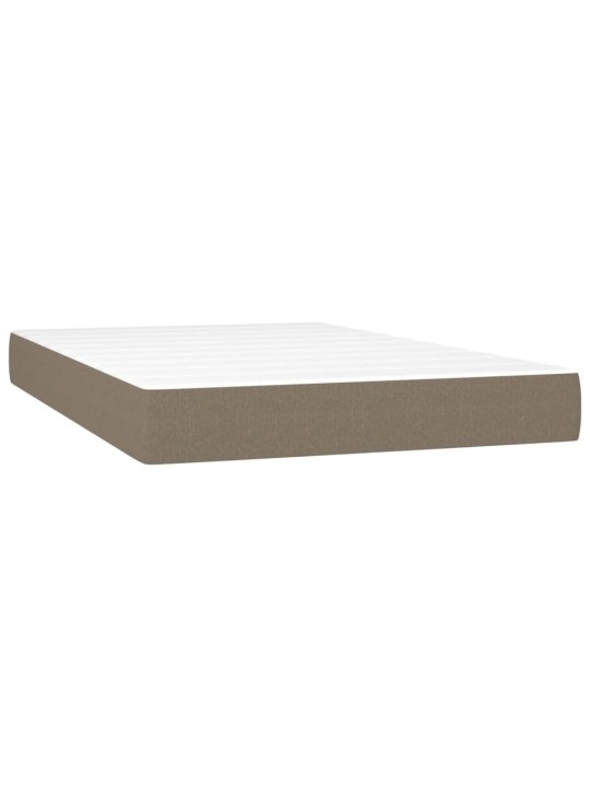 Taštičková matrace taupe 120 x 200 x 20 cm textil