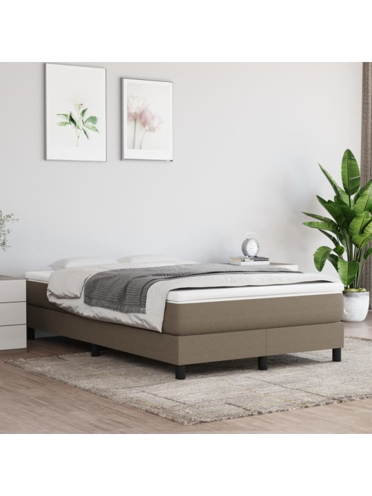 Taštičková matrace taupe 120 x 200 x 20 cm textil