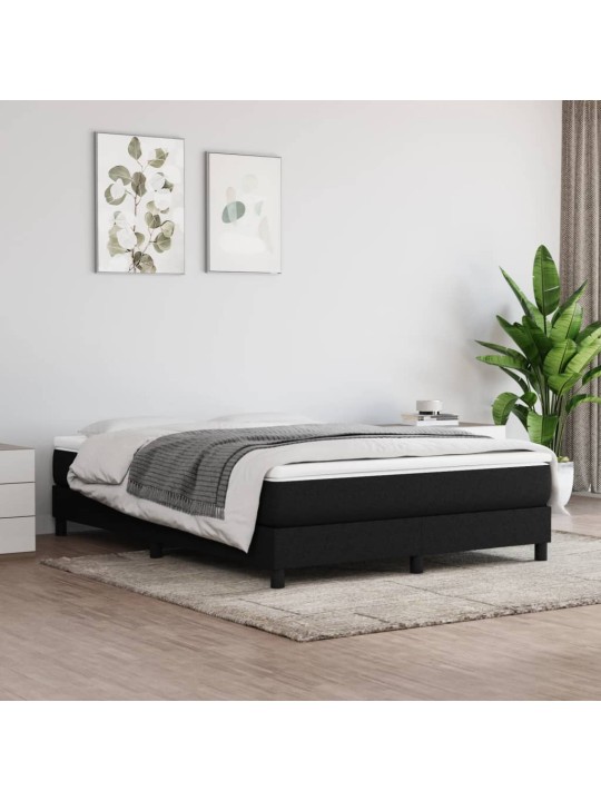 Taštičková matrace černá 140 x 190 x 20 cm textil