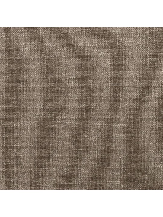 Taštičková matrace taupe 140 x 190 x 20 cm textil