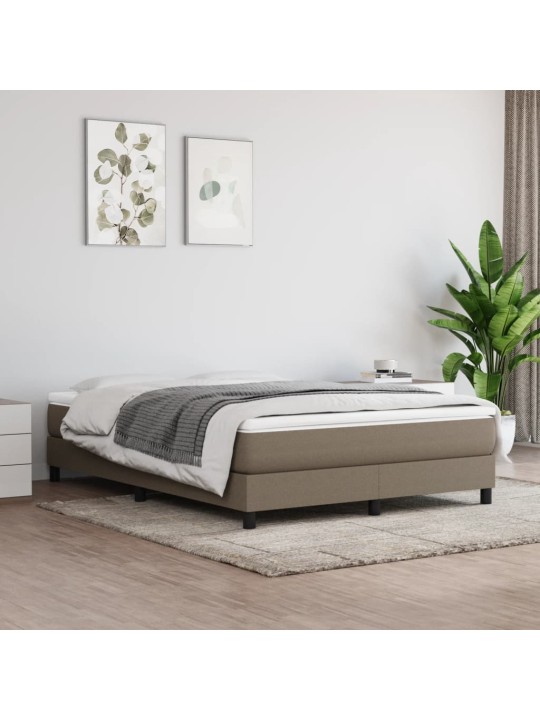 Taštičková matrace taupe 140 x 200 x 20 cm textil