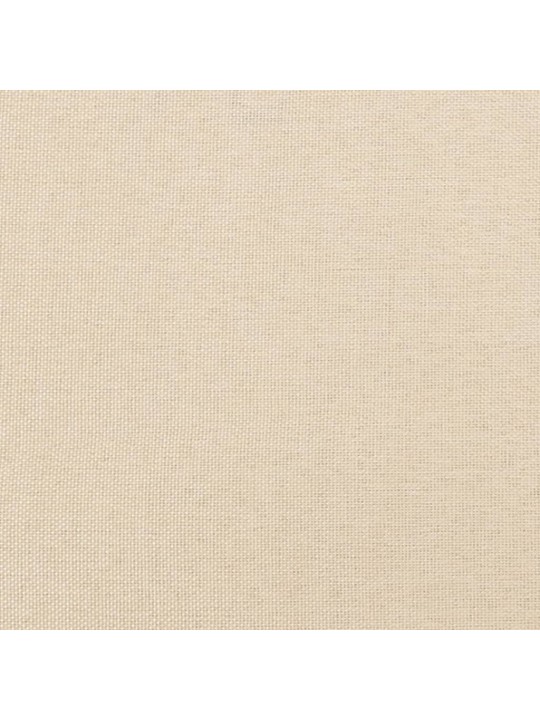 Taštičková matrace krémová 140 x 200 x 20 cm textil