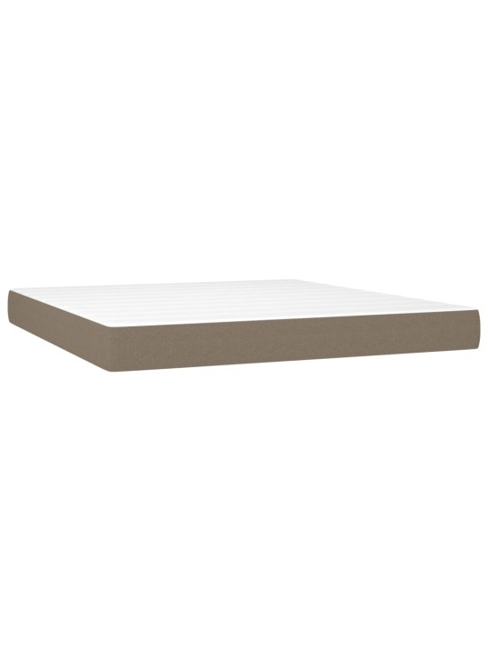 Taštičková matrace taupe 160 x 200 x 20 cm textil