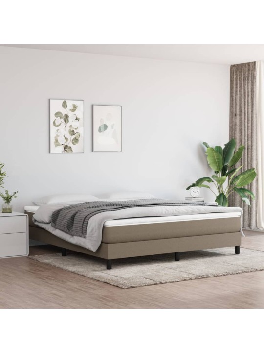Taštičková matrace taupe 160 x 200 x 20 cm textil