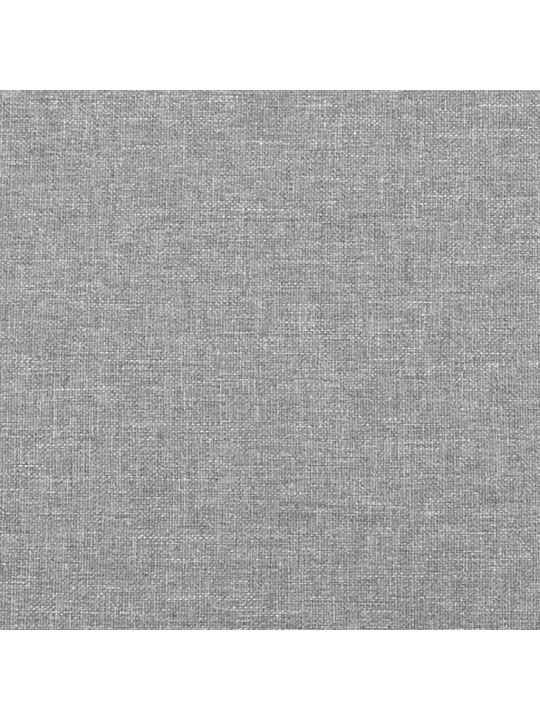 Taštičková matrace světle šedá 180x200x20 cm textil