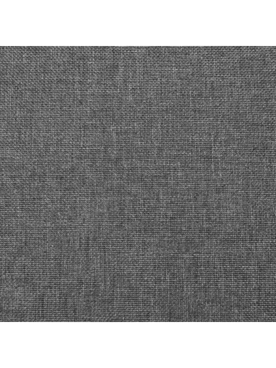 Masážní křeslo světle šedé textil