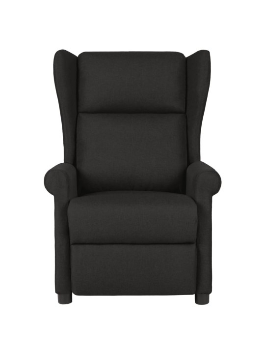 Masážní křeslo černé textil