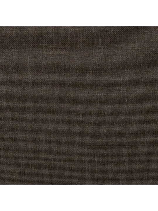Masážní křeslo tmavě hnědé textil