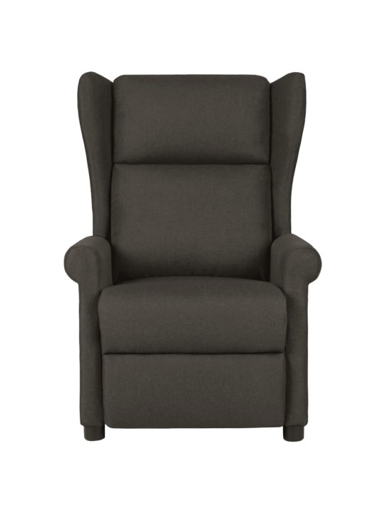 Masážní křeslo taupe textil