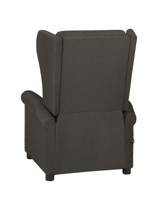 Masážní křeslo taupe textil