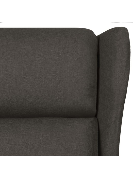 Masážní křeslo taupe textil