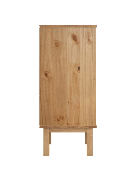 Zásuvková komoda OTTA 76,5 x 39,5 x 90 cm masivní borové dřevo