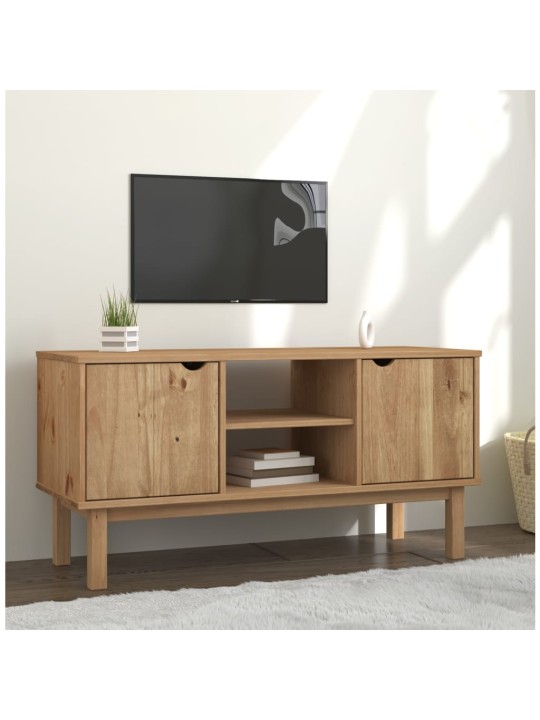 TV skříňka OTTA 113,5 x 43 x 57 cm masivní borové dřevo