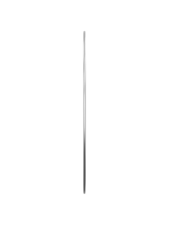 Nástěnné zrcadlo stříbrné Ø 50 cm kulaté