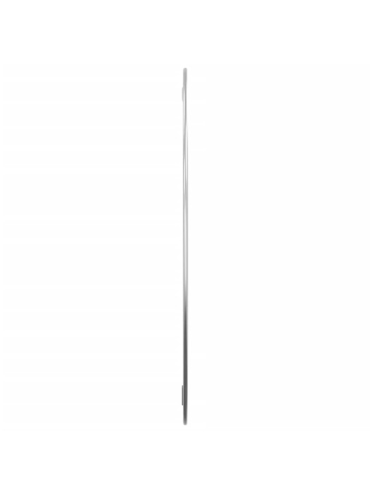 Nástěnné zrcadlo stříbrné Ø 60 cm kulaté
