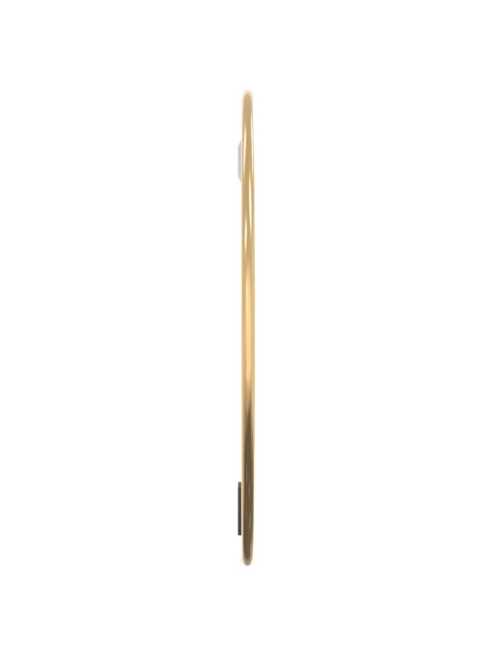 Nástěnné zrcadlo zlaté Ø 30 cm kulaté