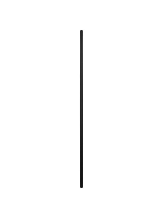 Nástěnné zrcadlo černé Ø 40 cm kulaté