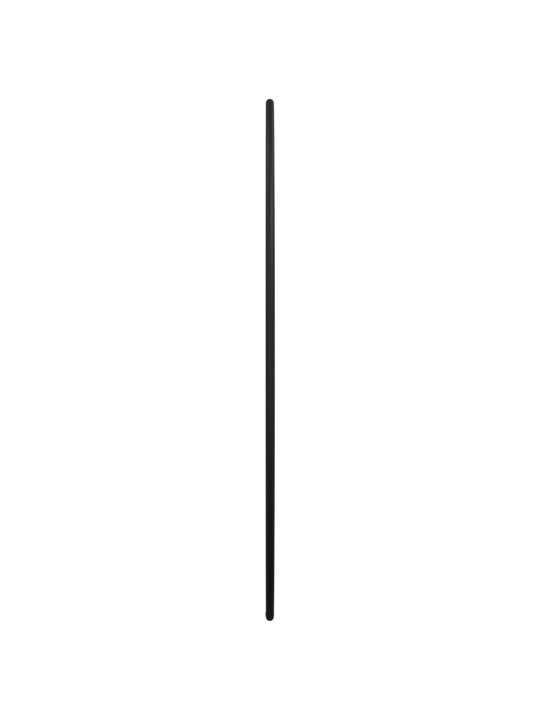 Nástěnné zrcadlo černé Ø 50 cm kulaté