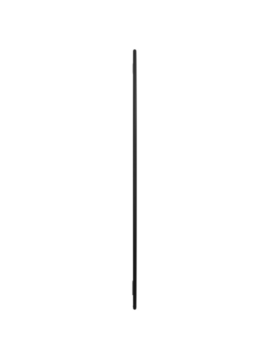 Nástěnné zrcadlo černé Ø 60 cm kulaté