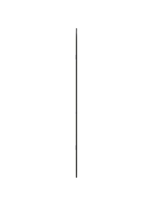 Nástěnné zrcadlo černé 100x45 cm oválné