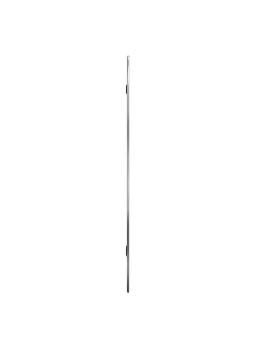 Nástěnné zrcadlo stříbrné 100 x 45 cm