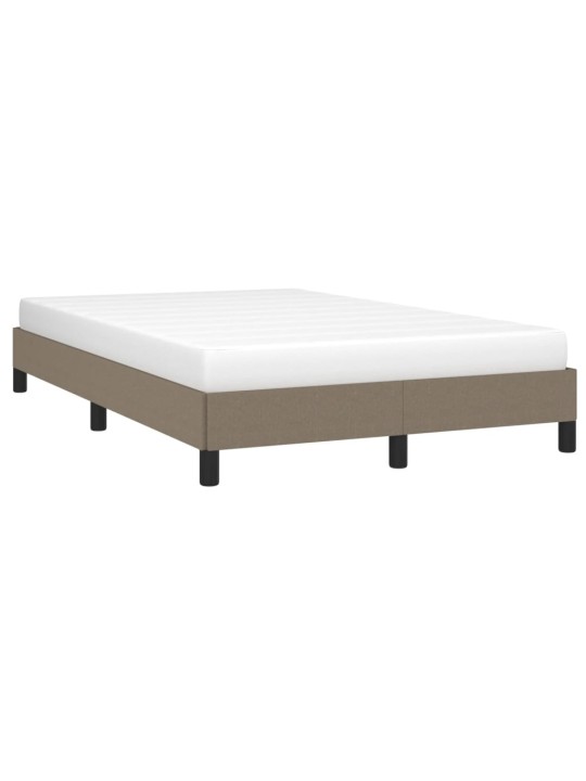 Rám postele bez matrace taupe 120 x 200 cm textil