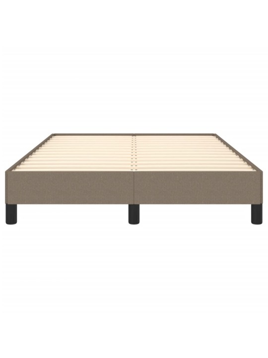 Rám postele bez matrace taupe 120 x 200 cm textil