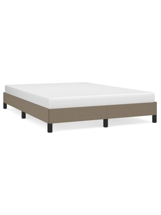 Rám postele bez matrace taupe 140 x 200 cm textil